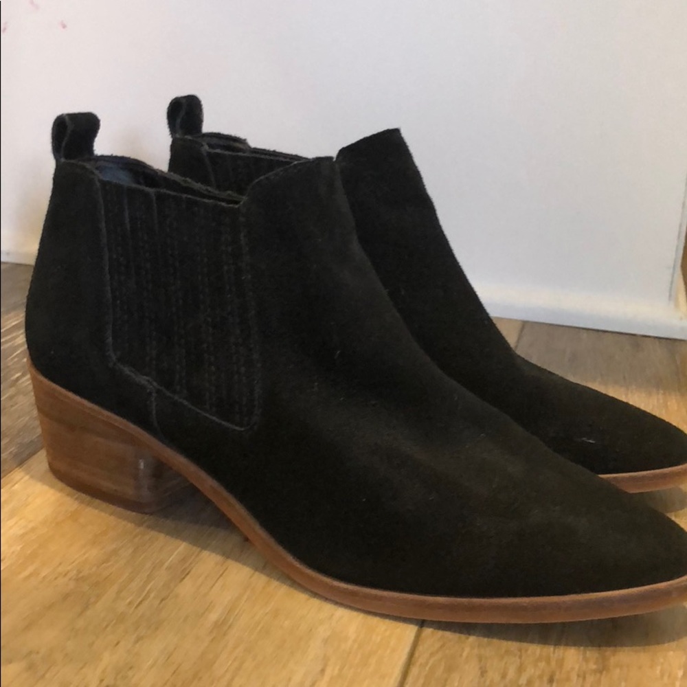 Dolce Vita black suede booties